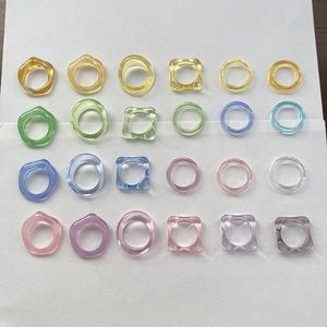 24 Resin Rings